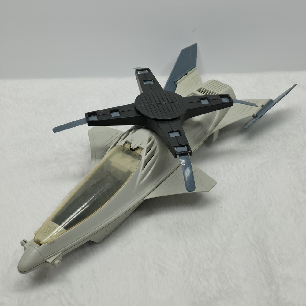 Vintage 1988 GI Joe Skystorm Cross Wing Chopper Helicopter with Incomplete